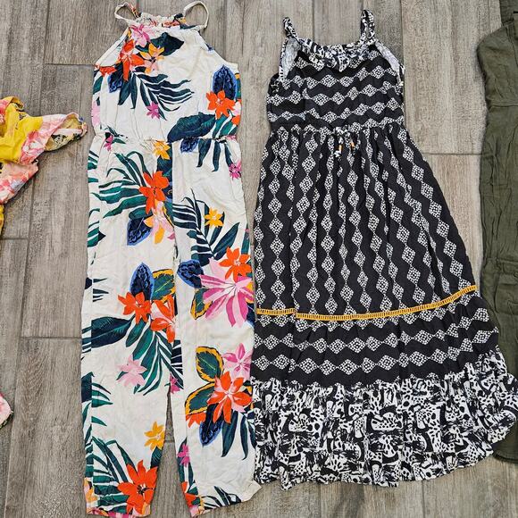 Girls Dress & Jumpsuit Lot of 4 Size 8 Justice Old Navy Cat & Jack Art Class - Picture 5 of 10